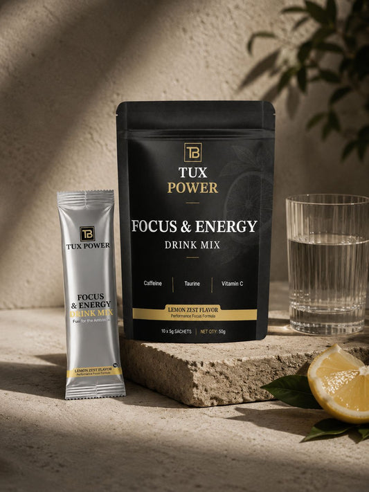 TUX POWER - FOCUS & ENERGY DRINK MIX